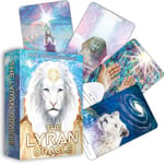 Now Age Imaginations The Lyran Oracle StarSeed Deck -Stunning 44 Oracle Cards with The Cosmic Messages from The White Lions of Lyra