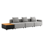Cobana Lounge Sofa - 4 seater w/ Patio Storage Table