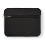 Laptop MacBook Notebook Sleeve 13-14 " Neoprene Anthracite / Black with Zipper