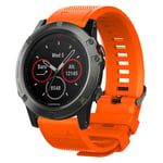 26mm Garmin Fenix 5X / 5X Plus / Fenix 3 / 3 HR silicone watch band - Orange