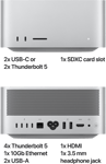 Mac Studio, M3 Ultra 32-core, grafik 80-core, 512GB, 16TB SSD