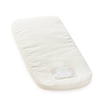 The Little Green Sheep Natural Carrycot, Breathable Baby Mattress for Birth to 6 Months, to fit iCandy Strawberry Only, 30x67.5cm, Coconut Coir, Cotton, Wool, 30 x 67.5 cm