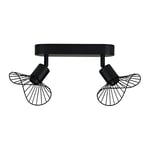 Ostaria 35370 Applique Plafond, Noir