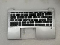 For HP EliteBook 840 Aero G8 M51617-B71 Swedish Palmrest Keyboard Top Cover NEW