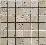 DISTRIMAT Carrelage mosaïque TRAVERTINO Beige 30x30 cm