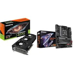 Gigabyte GeForce RTX 4070 WINDFORCE OC 12GB Graphics Card & B650 AORUS ELITE AX ATX Motherboard - Supports AMD Ryzen 7000 Series AM5 CPUs, Twin 14+2+1 70A VRM, Up to 8000MHz DDR5