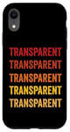 Coque pour iPhone XR Définition transparente, transparente