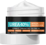 Intensive Urea Cream 40% for Feet,Maximum Strength for Dry Cracked Heels, 2% Sal