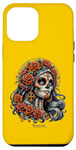 Coque pour iPhone 13 Pro Max Candy Skull Make-up Girl Día de los muertos Candy Skull