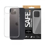 SAFE. by PanzerGlass iPhone 15 Plus Skal Soft TPU Case Transparent Klar