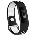 EBN Sport Armband Fitbit Charge 3 - Svart/vit