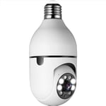 Caméra de sécurité sans fil ampoule 1080p, caméra IP panoramique Ptz Wifi 360 degrés E27, caméras de surveillance CCTV avec détection de mouvement de vision nocturne