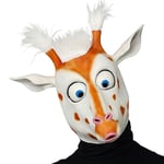 Giraff Helmask med Hår