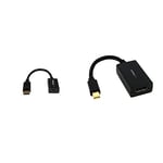 StarTech.com DisplayPort (Male) to HDMI (Female) Adapter Converter - 1920x1200 & Adaptateur/Convertisseur Mini DisplayPort vers HDMI - M/F - 1920x1200 / 1080p (MDP2HDMI)