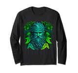 Traditional Pagan Celtic Greenman Long Sleeve T-Shirt