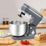 Superlex 1200W Electric Food Stand Mixer 6 Speed Whisk 5L Stainless Steel Bowl