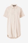 pieces - Långskjorta pcTerra SS Long Shirt - Brun