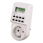 TM Electron TMUAD101 Prise Minuterie Programmateur Numérique Programmable 24h avec Batterie