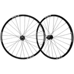 Alex VED7 Boost MTB Wheelset - 29" Black / Shimano 15x110 Front 148x12 Rear 6 Bolt Pair 10-11 Speed