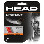 HEAD Lynx Tour Corde de Tennis Mixte Adulte, Orange, 1.20 mm / 18 g