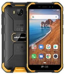 Ulefone Armor X Télephone Portable Incassable Pas Cher, IP68 Résistant Smartphone Android 9.0, Double SIM, 2 Go + 16 Go, 5MP+8MP, Batterie 4000 mAh, Écran 5 Pouces, Visage Déverrouillé GPS Orange
