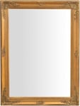 Biscottini Miroir Mural 62,5 x 4,5 x 82,5 - Miroir de Salle de Bain - Décoration de Maison - Miroir Mural Long - Décoration de Chambre Shabby - Miroir de Chambre à Coucher