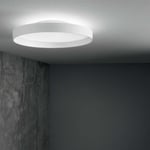 Fly, Loftslampe, Pl, 3000 kelvin, aluminium by Ideal Lux (D: 45 cm. x H: 7 cm., Hvid)