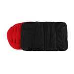 Shoze Baby Stroller Carriage Sleeping Bag Footmuff Universal Fitting for Pushchairs Buggy Pram Red
