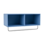 Montana - Coat Shelf With Clothes Rack - Azure - Hatthyllor och skohyllor - Peter J. Lassen - Blå