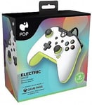 PDP Wired Controller Electric White & Yellow Compatible With Xbox One / Xbox X