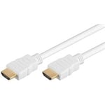 Goobay HDMI-kabel, Ultra HD 4K @ 60 Hz, 10 meter, vit