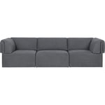 GUBI-Wonder Sofa 3P M. Armlæn, Hot Madison 1294/096 FC