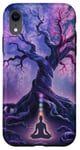 Chakra Méditation Arbre Nature Univers Éléments Coque pour iPhone XR