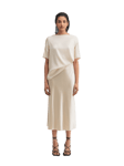 Ahlvar Gallery Yoli Silk Blouse Beige