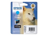 Epson T0962 - 11.4 ml - cyan - originale - emballage coque avec alarme radioélectrique/ acoustique - cartouche d'encre - pour Stylus Photo R2880