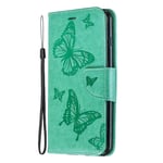 The Grafu Case for iPhone 6 Plus/iPhone 6S Plus, Durable Leather and Shockproof TPU Protective Cover with Credit Card Slot and Kickstand for iPhone 6 Plus/iPhone 6S Plus, Green