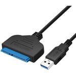 SATA-kablar SATA till USB3.0-omvandlare USB 3.0 till 2.5" SATA 3-adapterkabel för UASP-hårddisk, USB 3 Sata-kabel. 192316