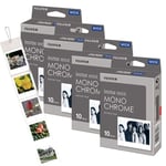 Fujifilm Instax WIDE Monochrome Film 40 Pack + FREE Compatible Wall Album