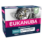 Säästöpakkaus Eukanuba viljaton Adult 48 x 85 g - lammas