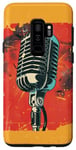 Coque pour Galaxy S9+ Microphone vintage musique rétro chanteur audio