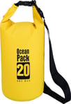 Hello Dry Bag 20L vanntett pakkpose (gul)