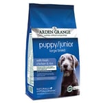 Arden Grange Puppy/Junior Large Breed Dry Dog Food with Fresh Chicken and Rice, 6 kg
