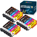 Clorisun 26XL Ink Cartridges for Epson 26XL 26 XL Ink for Expression Premium XP700 XP610 XP510 XP600 XP625 XP620 XP-610 XP-710 XP800 XP605 XP710 XP-820 XP-510 XP520 Black Cyan Magenta Yellow(15 Pack)
