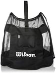 Wilson Universal Ball Net, Suitable for All Sports, Drawstring Opening, Black, WTH1816
