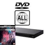 Sony Blu-ray Player UBP-X800 MultiRegion for DVD inc Interstellar 4K UHD