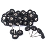 10PCS 1" 25mm Nylon Buffing Polishing Wheel Dremel Rotary Tool Set Accessories