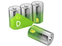 D-batteri GP-batterier GPPCA13AS112 Alkaline Manganese 1,5 V 4 st