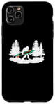 Coque pour iPhone 11 Pro Max Bigfoot Kayak Pagaie Lac Canoë en eau vive Sasquatch