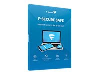 F-Secure SAFE - Abonnemangslicens (1 år) - 1 enhet - Attach - ESD - Win, Mac, Android, iOS, Windows Phone