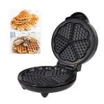 Heart Waffle Maker- Non-Stick Waffle Griddle Iron- 5 Heart-Shaped Waffles Maker 1200W for Waffles, Or Any Breakfast, Lunch, and Snacks